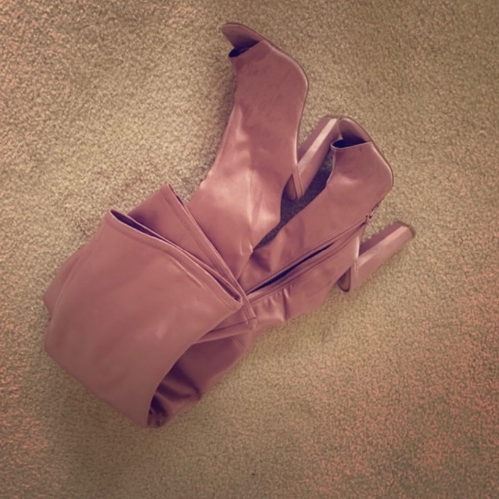 Steve Madden Pink Thigh high boots